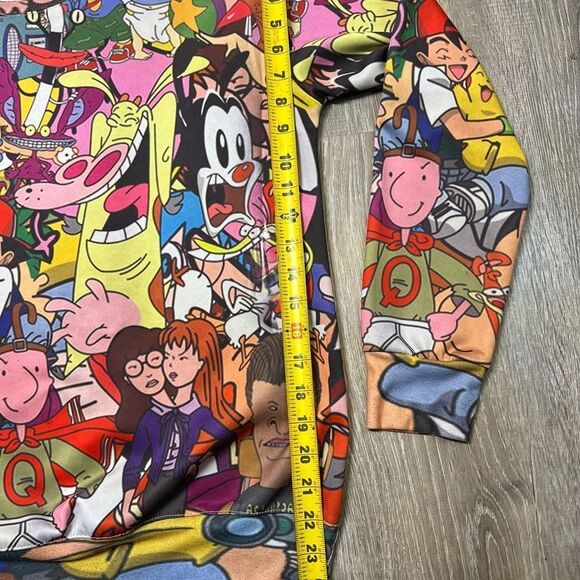 RARE Nickelodeon Cartoon Network Sweatshirt Adult Shirt TV Show Character Print - Picture 10 of 14